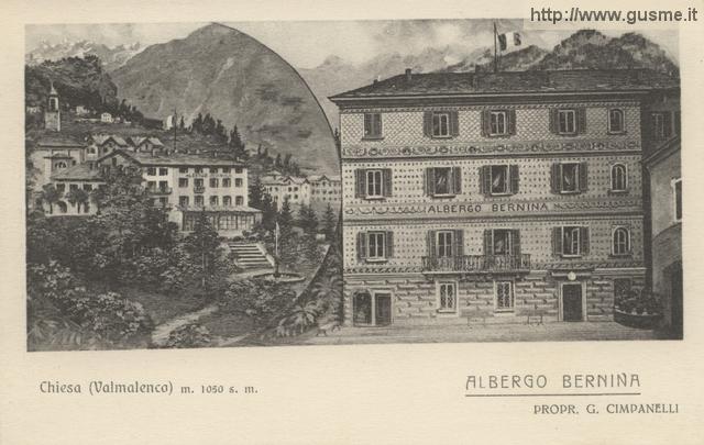 1922-no-vi-Chiesa - Albergo Bernina_trin@-01489A-VM2chie - click to next image