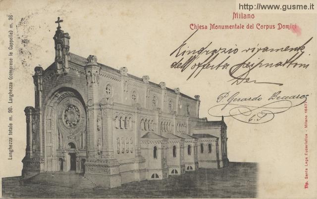 1901s Chiesa Monumentale del Corpus Domini (16477) - click to next image
