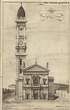1927s Progetto dell'erigendo campanile del Santuario di S.Antonio di Padova dei Francescani in Milano