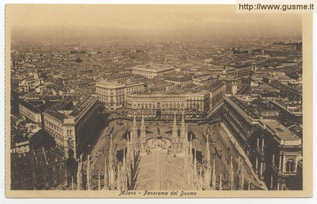 Milano - Panorama dal Duomo - click to next image