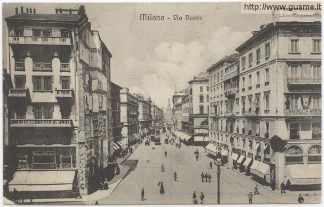 Milano - Via Dante - click to next image