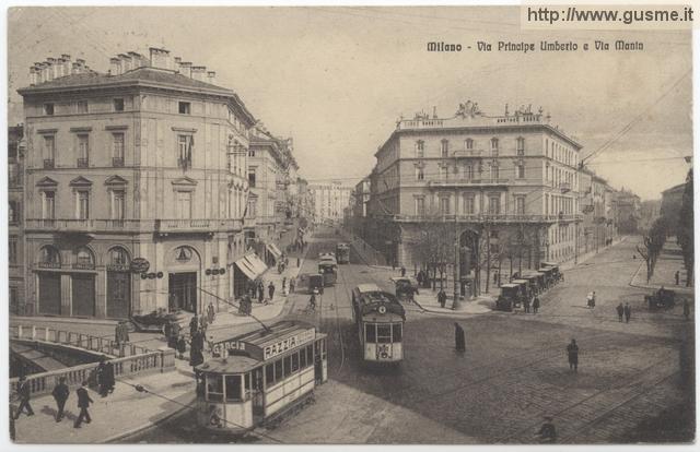 Milano - Via Principe Umberto e via Manin - click to next image