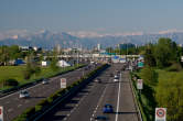 20120408_183124 A7, Milano e Alpi dal ponte della Strada della Bazzanella