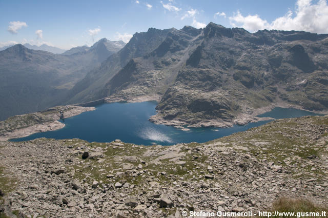  Lago del Truzzo dal passo Alpigia - click to next image